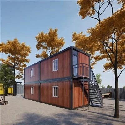 Prefabrik tez yig'iladigan konteyner uyi